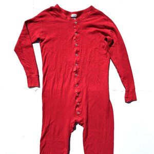 VTG Men’s 1970s DuoFold Red Union Suit Long Johns Thermal Underwear XL 46-48